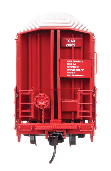 56' Thrall All-Door Boxcar - Ready to Run -- Sacramento Valley Moulding TCAX #20169-3