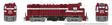 EMD CF7 Square Cab - Standard DC -- Santa Cruz, Big Trees & Pacific Railway #2600 (red, black, white)-1