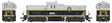 Alco C415 - LokSound V5 and DCC -- Belt Railway of Chicago #551 (Fantasy Scheme, black, gray, yellow)-1