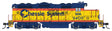 EMD GP9 Phase II with Chopped Nose - Standard DC -- Western Maryland #6405-1
