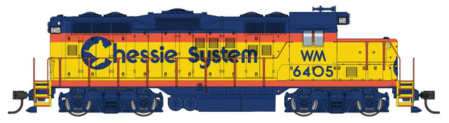 EMD GP9 Phase II with Chopped Nose - Standard DC -- Western Maryland #6405-1
