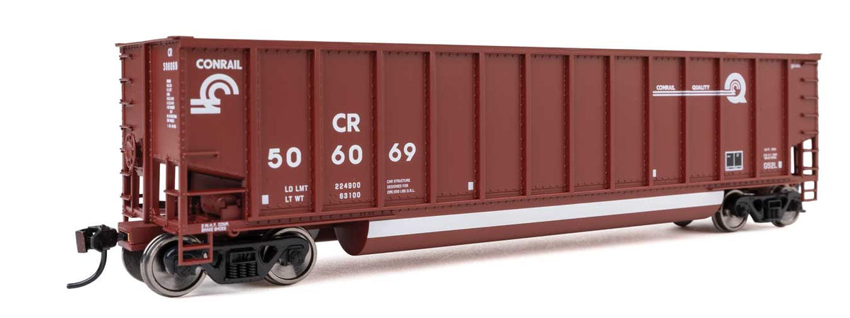 50' Bethgon Coalporter Gondola 3-Pack - Ready to Run -- Conrail #505591, #505745, #506069-2