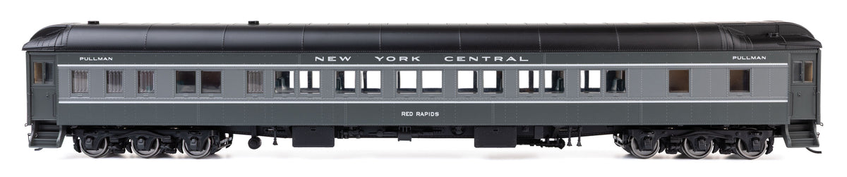 82' Pullman Heavyweight 12-1 Sleeper - Ready to Run -- New York Central Red Rapids-1