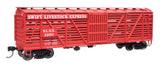 40' Wood Stock Car with Dreadnaught ends - Ready to Run -- Swift #3250-2