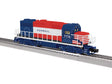 EMD GP38 - 3-Rail w/LionChief Plus 2.0 Sound, Control & Smoke -- Conrail #7776 (Bicentannial, red, blue, white)-1