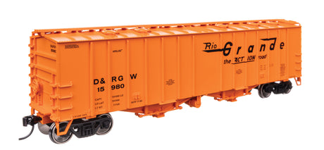 50' 2-Bay Airslide(R) Covered Hopper - Ready to Run -- Denver & Rio Grande Western(TM) #15980-1