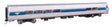 85' Amfleet II Lounge - Lighted  - Ready to Run -- Amtrak(R) Phase VI (Decal)