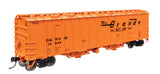 50' 2-Bay Airslide(R) Covered Hopper - Ready to Run -- Denver & Rio Grande Western(TM) #15939-1
