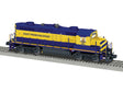 EMD GP18 - 3-Rail - Legacy Sound and Control -- East Penn #1800 (yellow, blue)-1