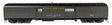70' Heavyweight Baggage Car  - Ready to Run -- Chicago, Burlington & Quincy #1525-1
