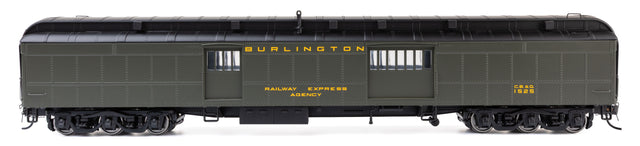 70' Heavyweight Baggage Car  - Ready to Run -- Chicago, Burlington & Quincy #1525-1