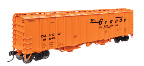 50' 2-Bay Airslide(R) Covered Hopper - Ready to Run -- Denver & Rio Grande Western(TM) #15942-2
