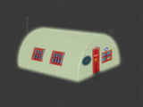 AEC Glow in the Dark Quonset Hut -- Kit - 8-1/2 x 4 x 5" 21.6 x 10.2 x 12.7cm-2