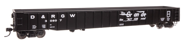 65' Thrall Mill Gondola - Ready To Run -- Denver & Rio Grande Western(TM) #30807-1