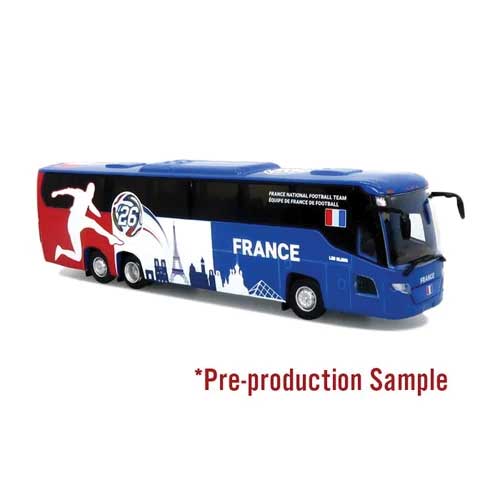 Scania Touring HD Coach - Assembled -- World Cup France Soccer Team (blue, red, white, black)-1
