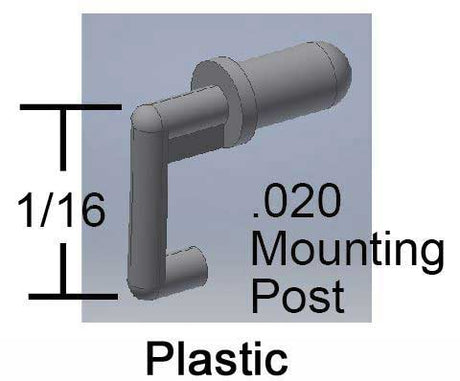 Locomotive Door Handles -- 5.5 x .75in Pkg(16)-1