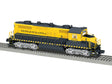 EMD GP18 - 3-Rail w/Legacy Sound & Control -- New York, Susquehana & Western #1804 (yellow, black)-1
