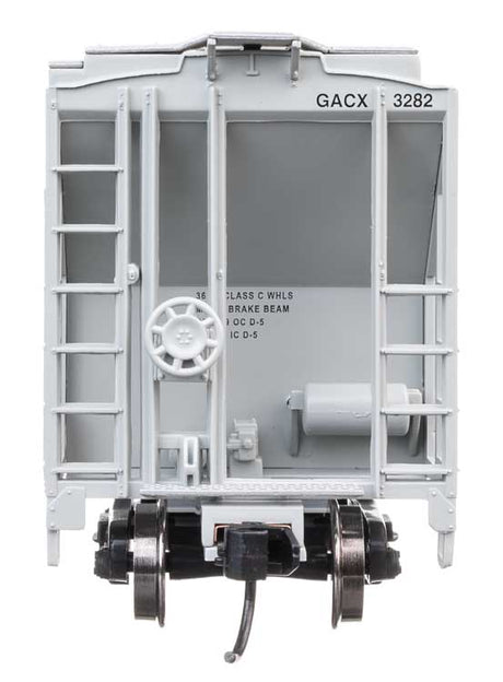 37' 2980 Cubic-Foot 2-Bay Covered Hopper - Ready to Run -- CACX #3282-3