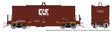 Greenbrier Transverse Coil Car 6-Pack - Ready to Run - Home Shops -- Cincinnati & Lake Erie (Home Shops Fantasy Scheme, Boxcar Red, white)-1