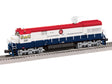 GE U30C- 3-Rail - Legacy Sound, Smoke and Control -- U.S. Department of Transportation #001 (red, white, blue)-1