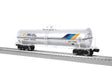 50' Tank Car - 3-Rail - Ready to Run -- Archer-Daniels-Midland #18002 (white, blue, Corn Sweeteners Logo)-1