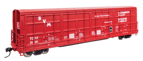 56' Thrall All-Door Boxcar - Ready to Run -- Sacramento Valley Moulding TCAX #20165-2