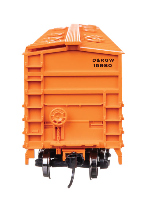 50' 2-Bay Airslide(R) Covered Hopper - Ready to Run -- Denver & Rio Grande Western(TM) #15980-3