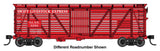 40' Wood Stock Car with Dreadnaught ends - Ready to Run -- Swift #3328-1