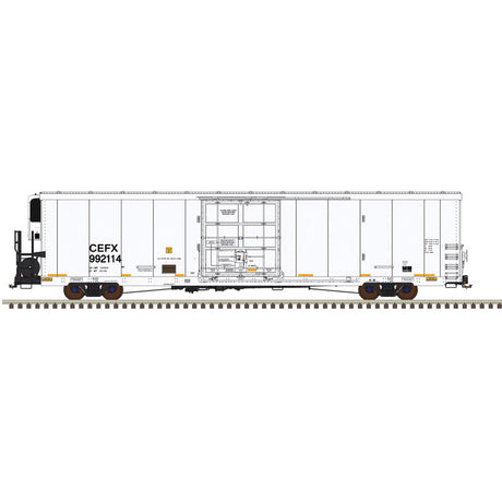 Trinity 64' Reefer 4-Pack - 2-Rail - Ready to Run - Master(R) -- CIT Group/Capital Finance 992115, 992117, 992130, 992138 (white, black)-1