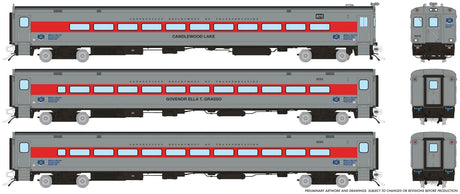 Comet Coach - Ready to Run -- CDOT #6265 1998+ (red, gray)-1