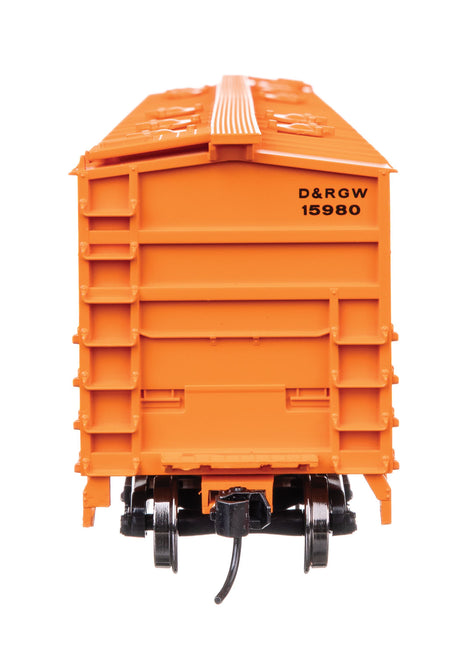 50' 2-Bay Airslide(R) Covered Hopper - Ready to Run -- Denver & Rio Grande Western(TM) #15980-4