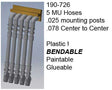 MU Hose -- 5 Line Plastic-1