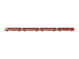 Baggage, 2 Coaches, Skytop Observation Set - 3-Rail - Ready to Run -- Milwaukee Road (21st Century Excursion Scheme, orange, maroon, black)-1