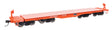 66' Heavy-Duty 4-Truck Flatcar - Ready to Run -- CSX #600472