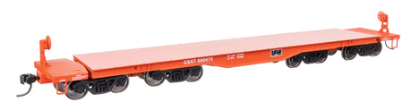 66' Heavy-Duty 4-Truck Flatcar - Ready to Run -- CSX #600472