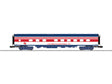18" Smooth-Side Diner with StationSounds - 3-Rail - Ready to Run -- Milwaukee Road (Fantasy Bicentennial Scheme, red, white, blue)-1