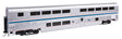 85' Bombardier Superliner II Transition Sleeper - Lighted - Ready to Run -- Amtrak(R) (Phase VI) #39020