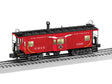 Bay Window Caboose - 3-Rail - Ready to Run -- Erie #330 (red, black, white)-1