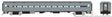 Comet Coach - Ready to Run -- MARC #7707 (gray, orange, blue)-1