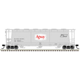 3-Bay Cylindrical Hopper - 3-Rail - Ready to Run - Master(R) -- Agway (gray, white, red)-2