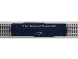 Steel Boxcar - 3-Rail - Ready to Run -- Molly Pitcher (blue, white, red, Multicolor Graphics)-3