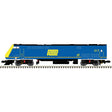 GE P42 Genesis - 2-Rail - Proto-Sound 3.0 & DCS - Premier(TM) -- Metro-North #201 (MTA 40th Anniversary Penn Central Heritage, blue, yellow)-1
