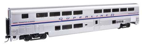 85' Bombardier Superliner II Transition Sleeper - Lighted - Ready to Run -- Amtrak(R) (Phase IV) #39005