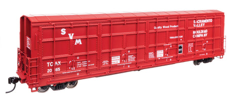 56' Thrall All-Door Boxcar - Ready to Run -- Sacramento Valley Moulding TCAX #20165-1