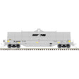 42' Coil Car w/Fishbelly Side Sill - 3-Rail - Ready to Run - Master(R) -- Norfolk Southern (gray, black, yellow conspicuity marks, Centered Horsehead)-1
