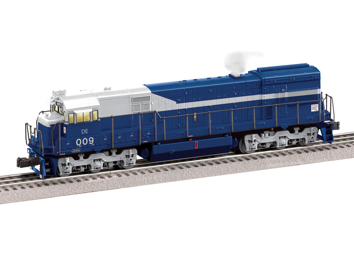GE U33C- 3-Rail - Legacy Sound, Smoke and Control -- Detroit Edison #009 (blue, white)-1