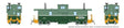 Squamish Caboose - Ready to Run -- British Columbia Railway #1866  (2-Tone Green, Late Dogwood Logo)-1