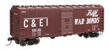 40' AAR Modified 1937 Boxcar - Ready to Run -- Chicago & Eastern Illinois #64160-2