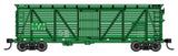 40' Wood Stock Car with Dreadnaught ends - Ready to Run -- Chicago, Burlington & Quincy #52749-D-1