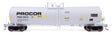 54' 23,000 Gallon Funnel-Flow Tank Car - Ready to Run -- Procor (white) #23072-1